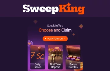 Enjoy various SweepKing bonus offers