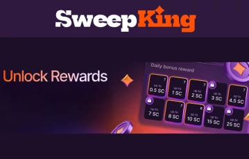 Unlock daily rewards at SweepKing