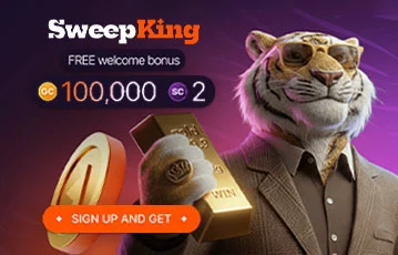 Claim SweepKing's welcome bonus