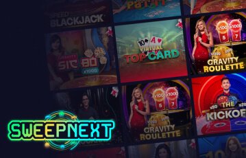 SweepNext casino live games