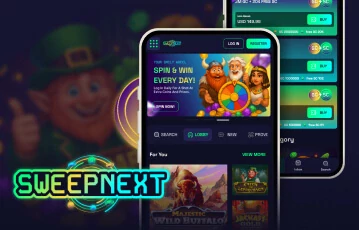 Play on the go with the SweepNext casino mobile site