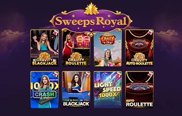 Start your gaming journey with Sweeps Royal casino games