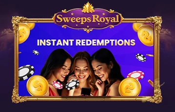 Enjoy fast coins redemption at Sweeps Royal