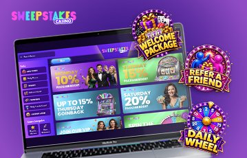 Check out offers at Sweepstakes Casino