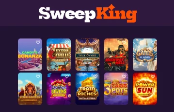 Choose from lots of games at SweepKing