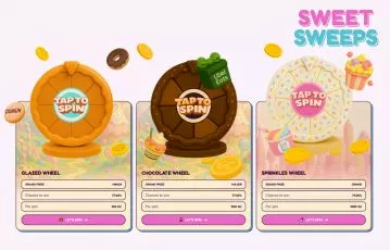 Spin the Sweet Sweeps prize wheel today