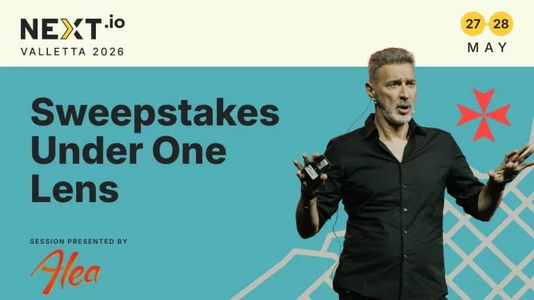 Video: Sweepstakes Under One Lens | Alexandre Tomic, Alea | NEXT Summit Valletta 2026