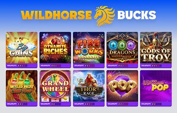 Find top-rated slots at Wildhorse Bucks