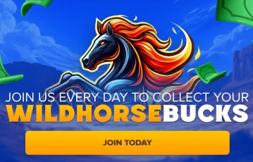 Get daily login bonus at Wildhorse Bucks