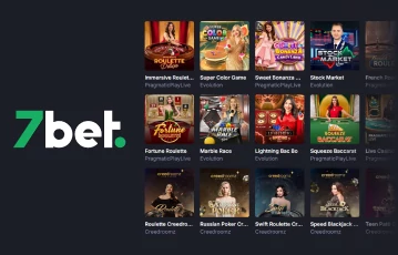7bet live casino games