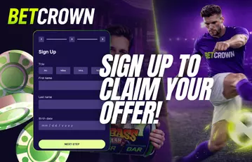 Claim the Betcrown welcome bonus