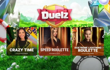 Enjoy live casino games at Duelz