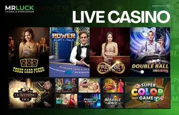 Play live casino games at MrLuck