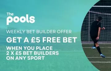 The Pools bet builder bonus offer