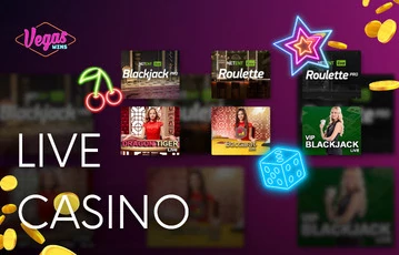 Vegas Wins live casino games
