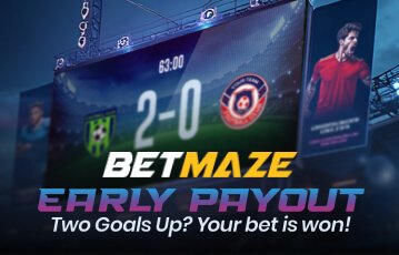 BetMaze sports early payout feature