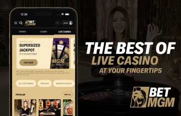 Enjoy live casino games with BetMGM