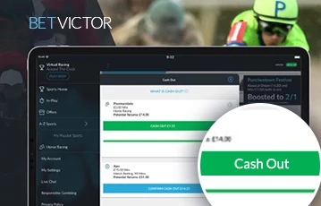 Cash out available at BetVictor
