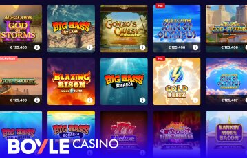 Play amazing BOYLE Sports casino games