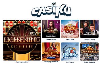 Casiku live casino games