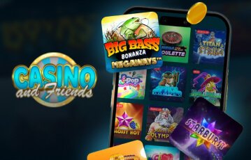 Rewarding mobile games at CasinoandFriends