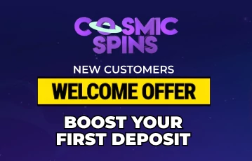 Claim the Cosmic Spins welcome offer