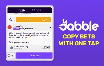 Copy bets with one tap at Dabble