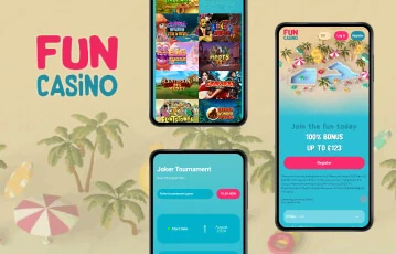 Play on the go with the Fun Casino mobile-optimized site