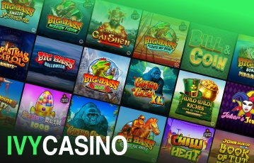 Explore various slots with your Ivy Casino bonus