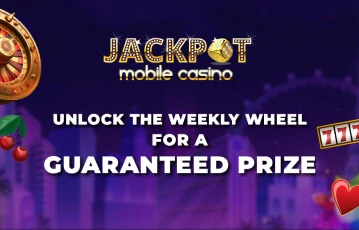 Unlock the weekly spins at Jackpot Mobile Casino