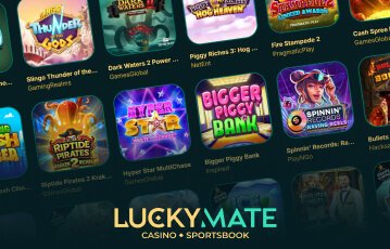 Use your bonus on LuckyMate slot games