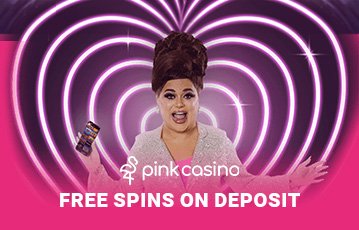 Deposit and get free spins on Pink Casino
