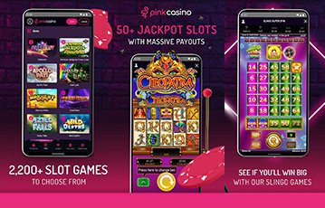 Play on the go with the Pink Casino mobile site