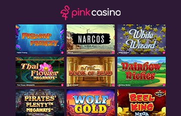 Enjoy epic slot games at Pink Casino