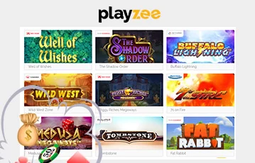 Find popular slot games at Playzee