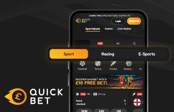 QuickBet Casino Bonus Code 2026: Bet £10, Get £10 free bet or 100 Cash Spins