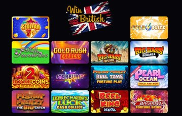 Get into the action of Win British casino slots