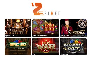 Enjoy fun ZetBet Casino live games