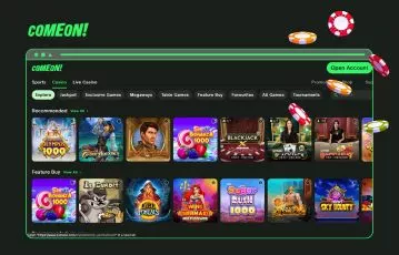 ComeOn Casino Review für Spieler aus Deutschland