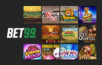 Play your favorite slots at Bet99 casino