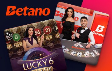 Play live casino games at Betano