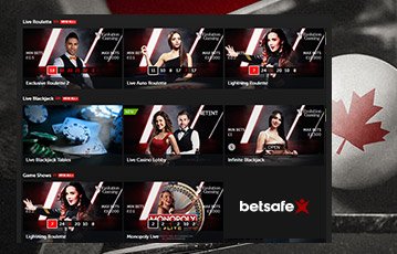 Experience casino live games at Betsafe