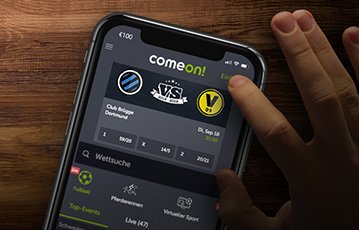 Place bets on the go with Come On mobile