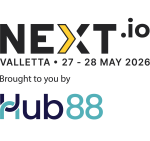 Logo Valletta 2026 with sponsor and date black